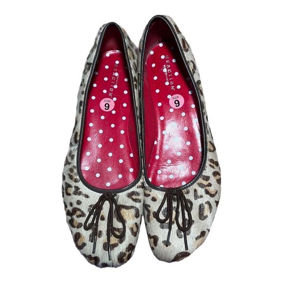 Kenneth Cole Reaction size 9 calf hair ballet flats EUC - Picture 4 of 13